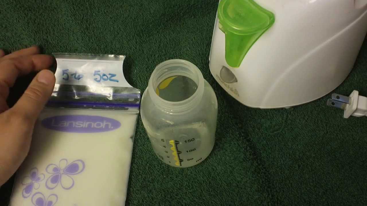 How long does it take to defrost breast milk